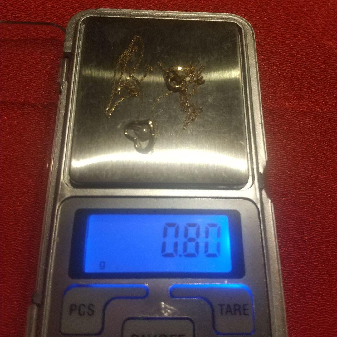 K18 ネックレス ペンダントトップ付き