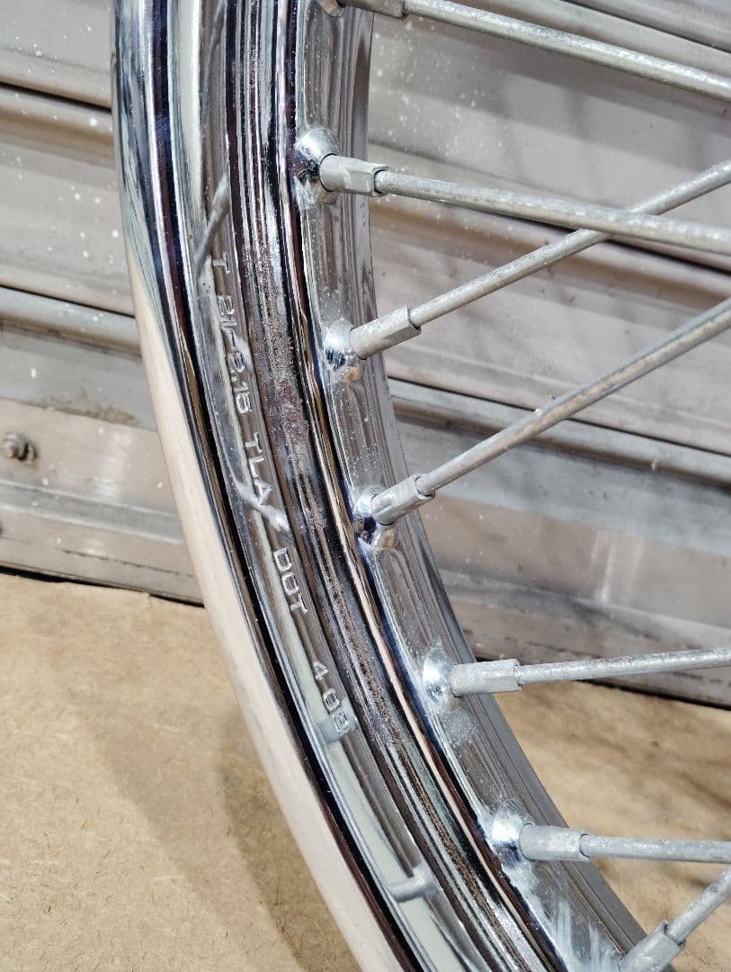 ハーレー 21インチ ホイール ショベル エボ ツインカム 3/4アクスル