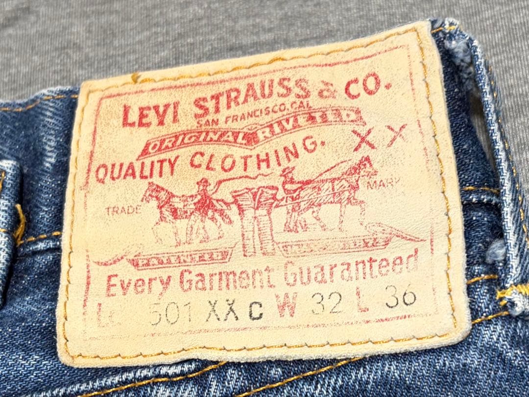 501XXC 1937モデル　W32L36 USAバレンシア工場製リーバイス