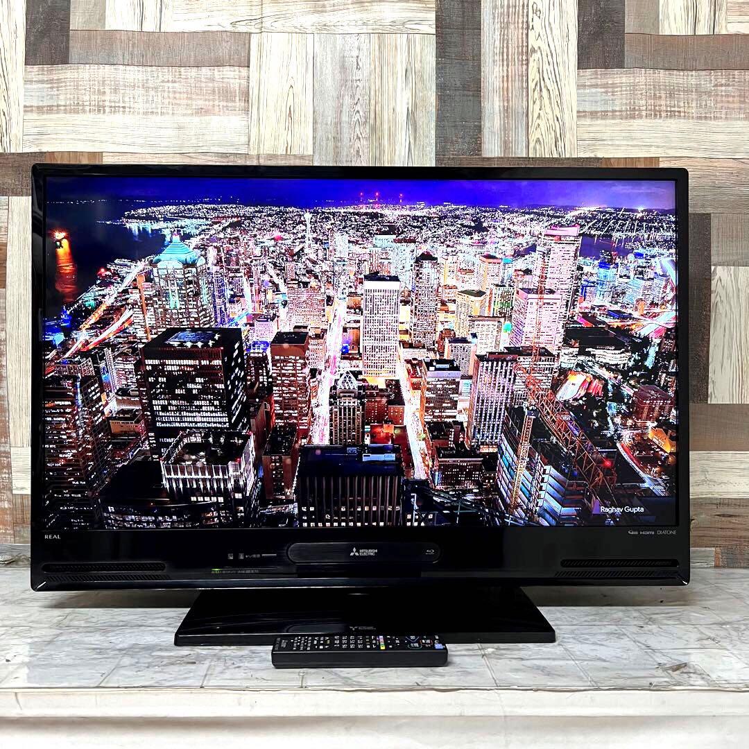 即日受渡❣️全国送料込三菱40型HDD&Blu-ray録画機能内蔵ダビング可能TV