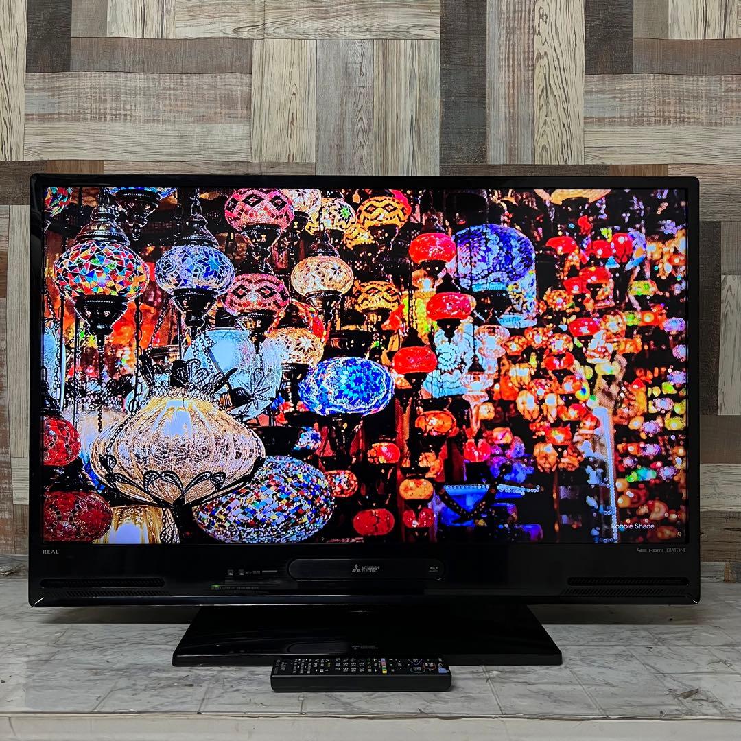 即日受渡❣️全国送料込三菱40型HDD&Blu-ray録画機能内蔵ダビング可能TV