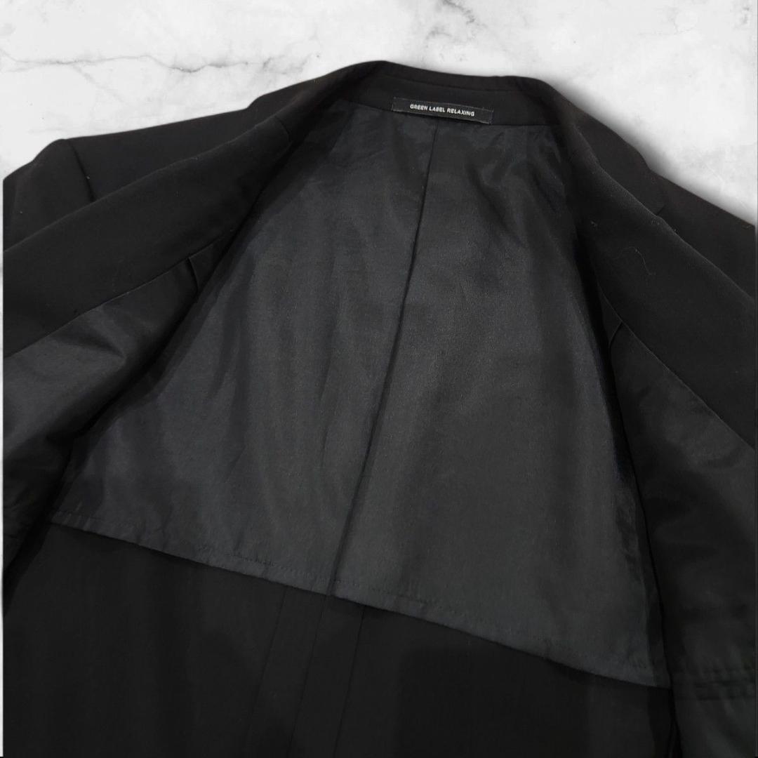 green label relaxing スリーピース スーツ ブラック 白タグ