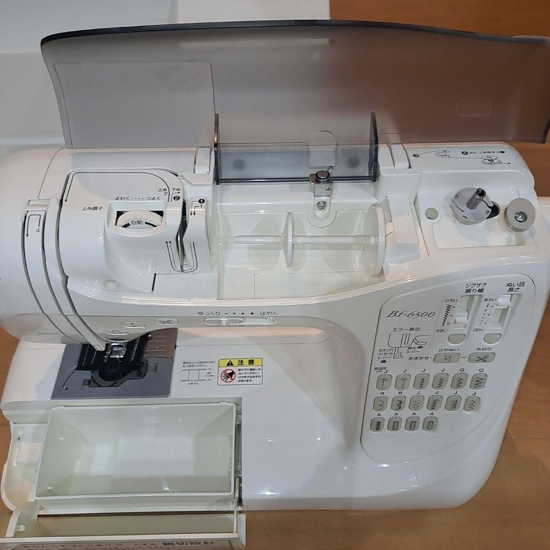 美品　ブラザー　コンピューターミシン本体　BF-6500　フットコントローラー付