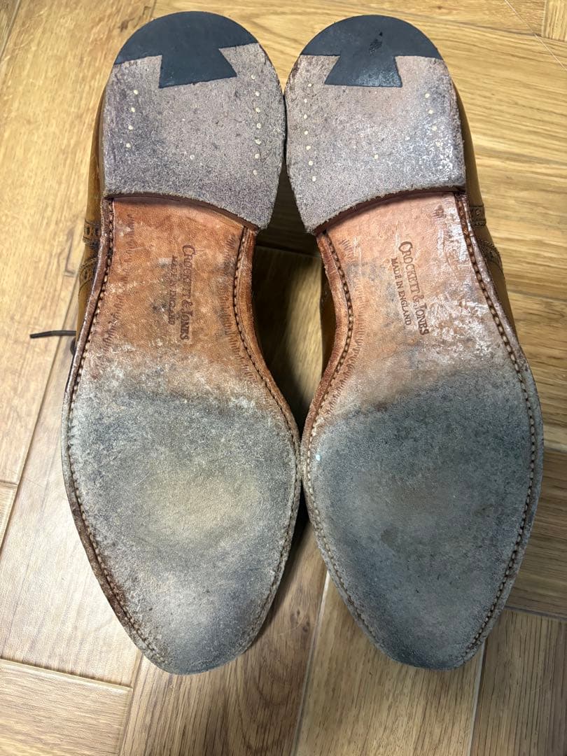 Crockett & Jones ブラウン ドレスシューズ　革靴 5 1/2E