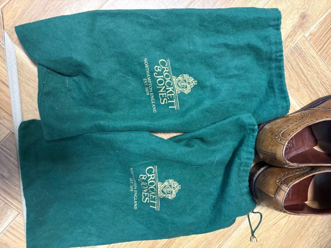 Crockett & Jones ブラウン ドレスシューズ　革靴 5 1/2E