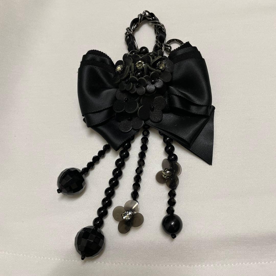 ANTEPRIMA バッグチャーム(黒）