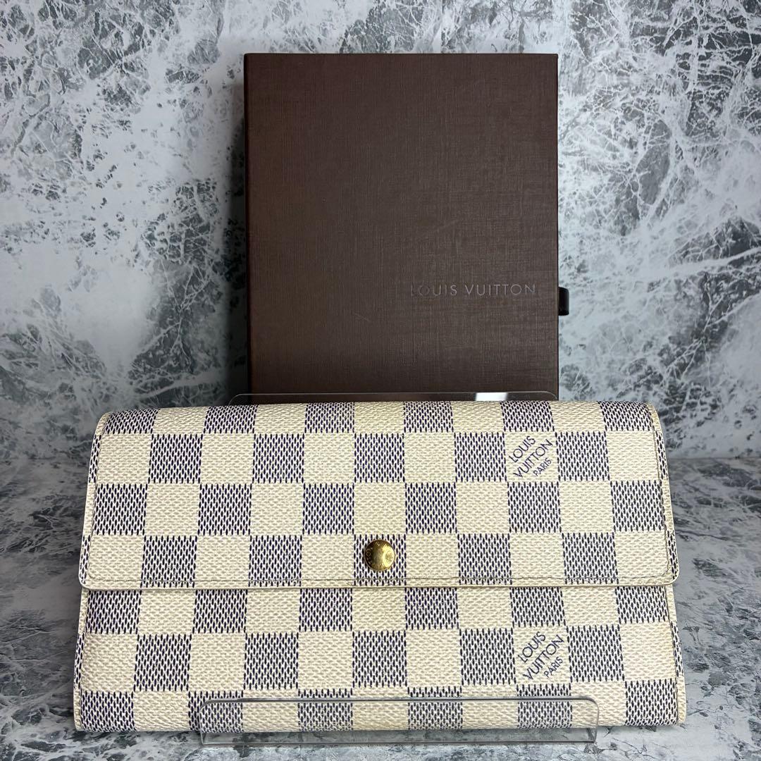 ✨LOUIS VUITTON✨　ルイヴィトン　長財布　ダミエ　アズール