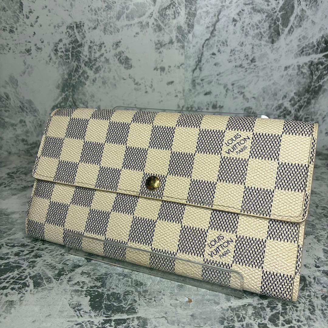 ✨LOUIS VUITTON✨　ルイヴィトン　長財布　ダミエ　アズール