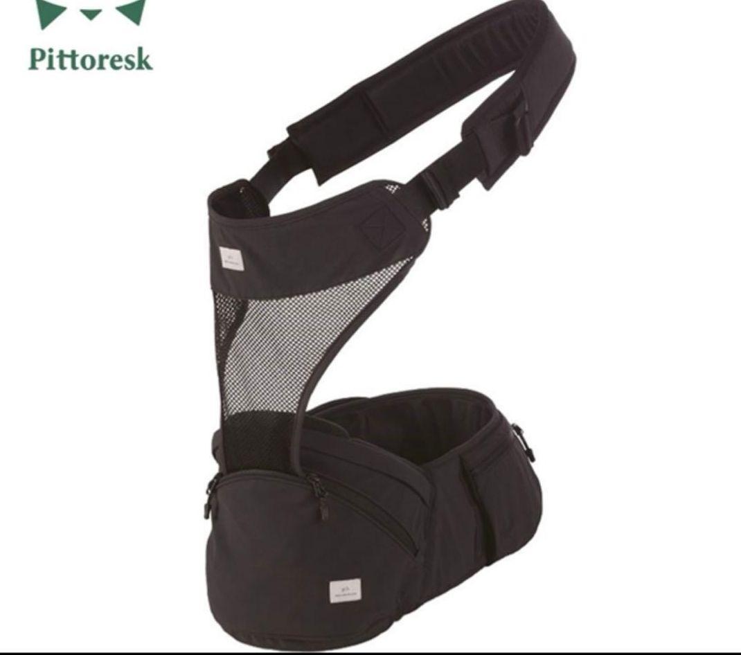 シングルショルダーセット　ユナイテッドアローズ　ヒップシート　黒　ブラック