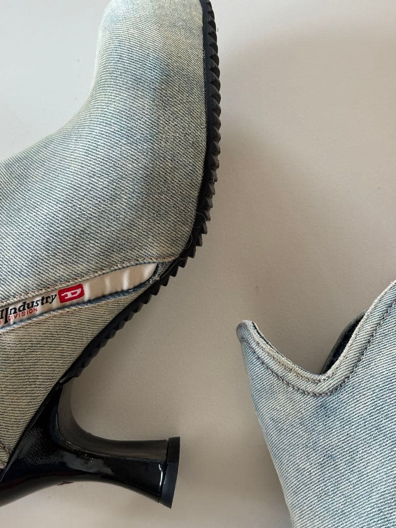 美品！Diesel D-Woodstock W 80mm デニムミュール