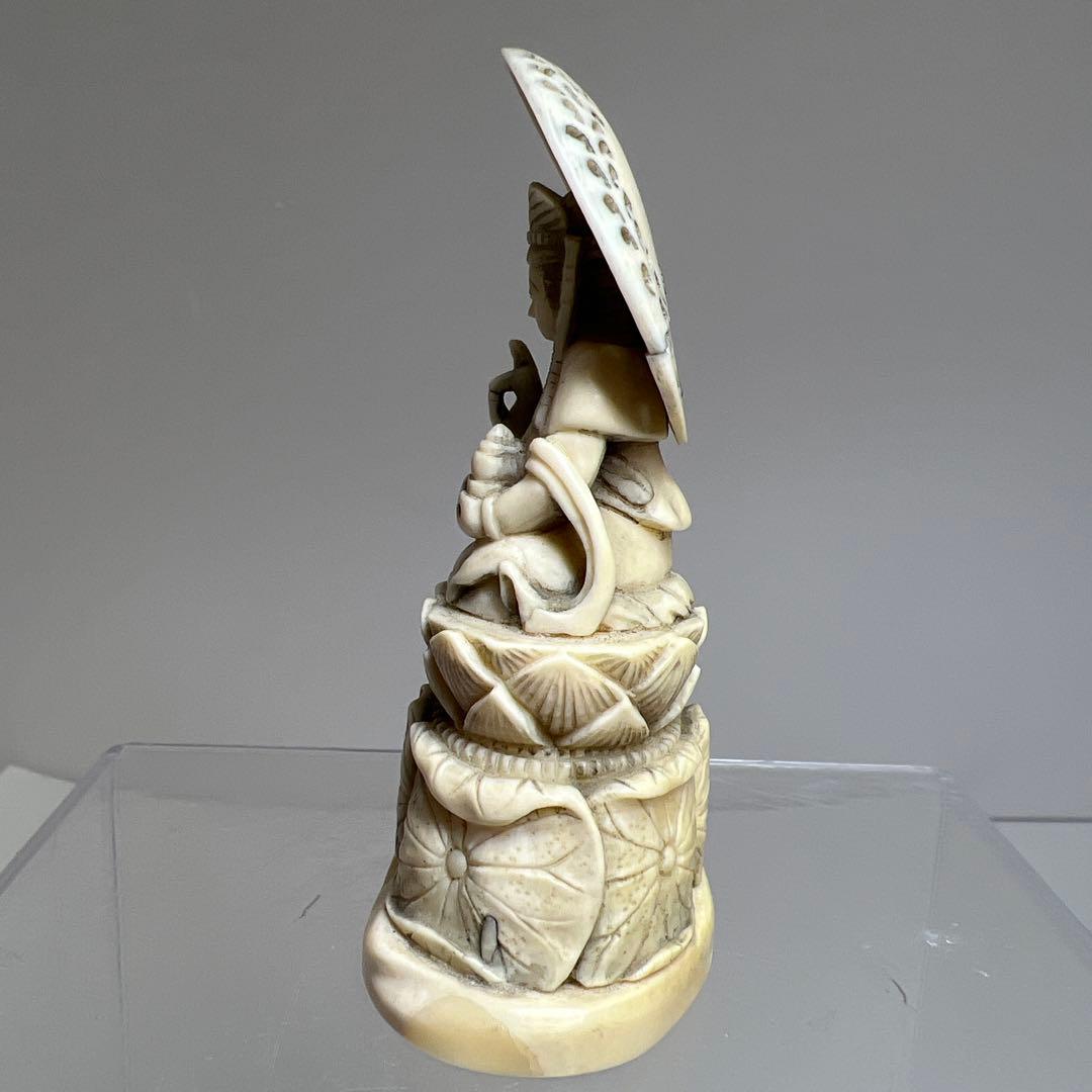 専用　本抹香鯨歯　仏像　54g 東Y8-0108☆2Fトヒチサ