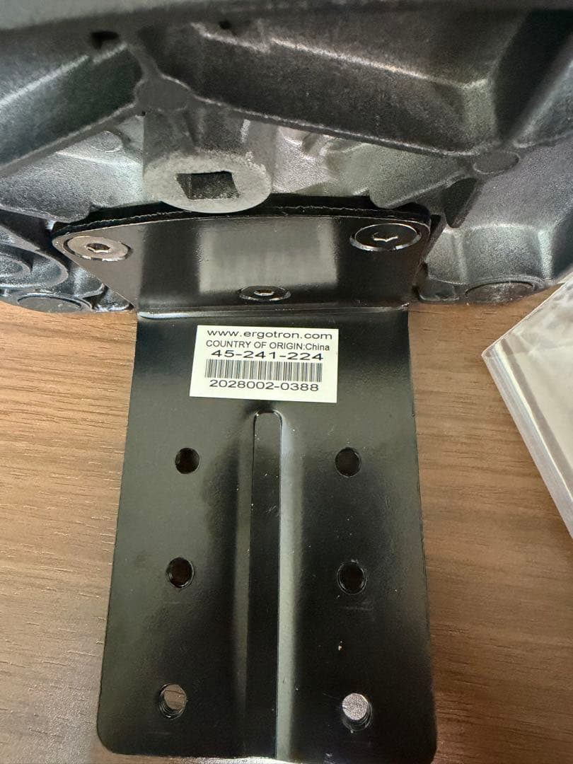 エルゴトロン　モニターアーム　ディスプレイアーム　LX　ブラック