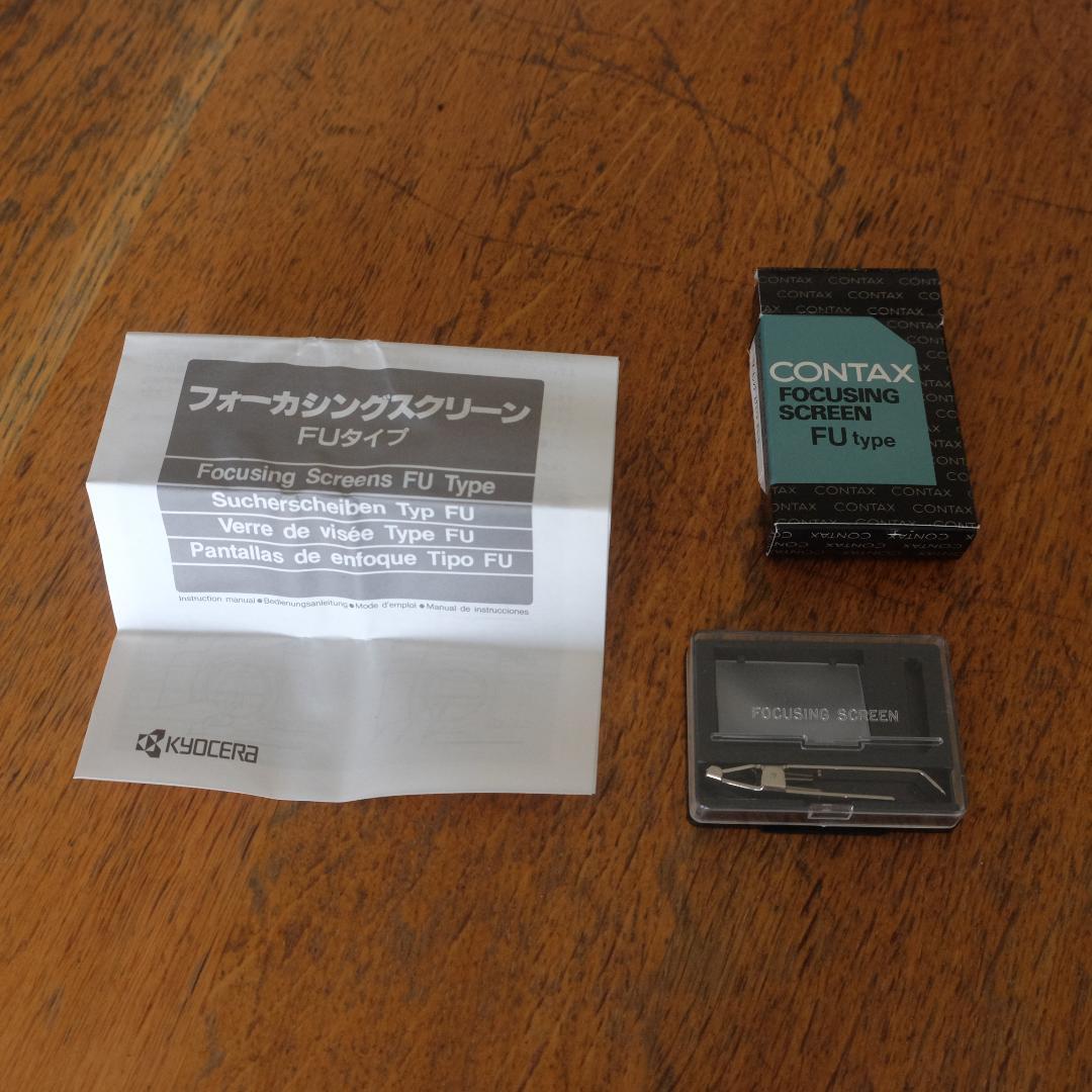 CONTAX Aria コンタックス　アリア　フォーカシングスクリーン付き