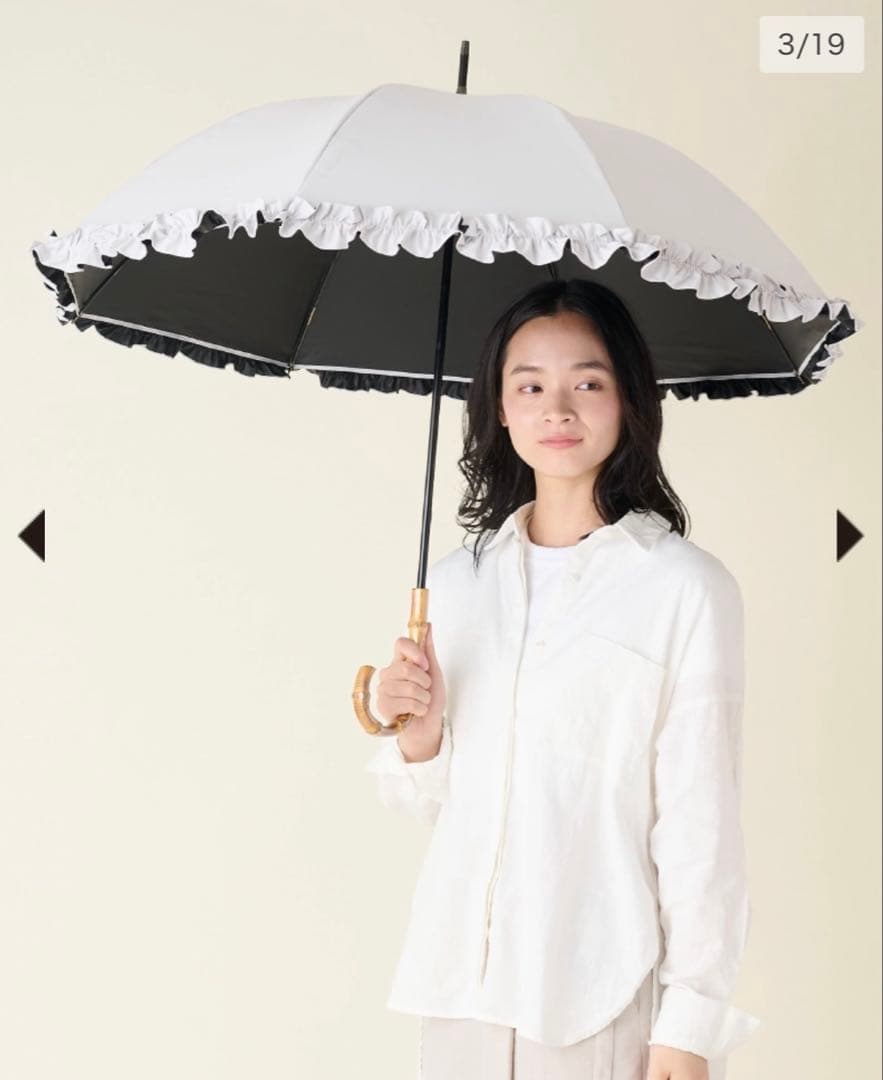 サンバリア 日傘 Mサイズ フリル