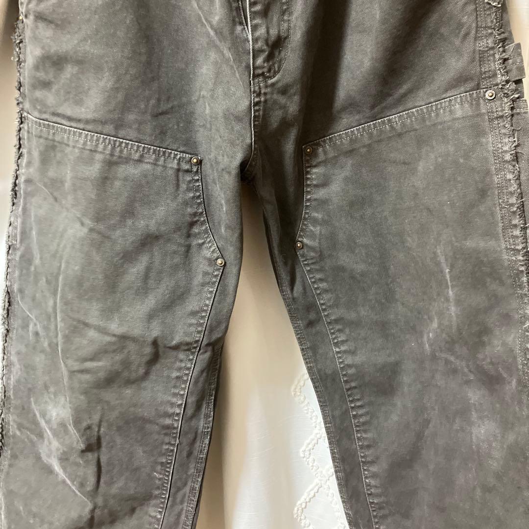 パンツ Distressed Double Knee Pants G-Brown M