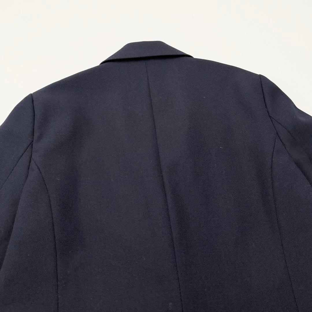 金釦✨ビームス ドライギャバジンダブルジャケット ネイビー