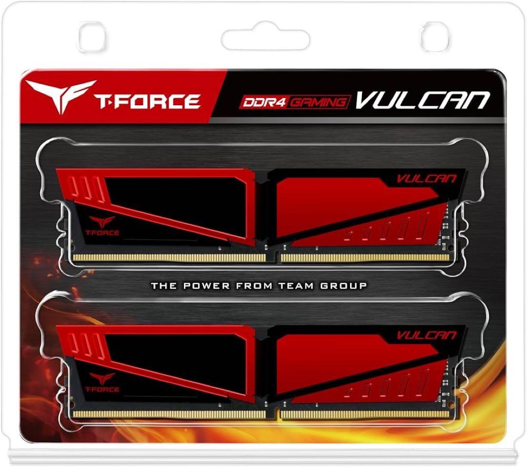 メモリー T-FORCE VULCAN DDR4 16GB (2x8GB) 3000MHz
