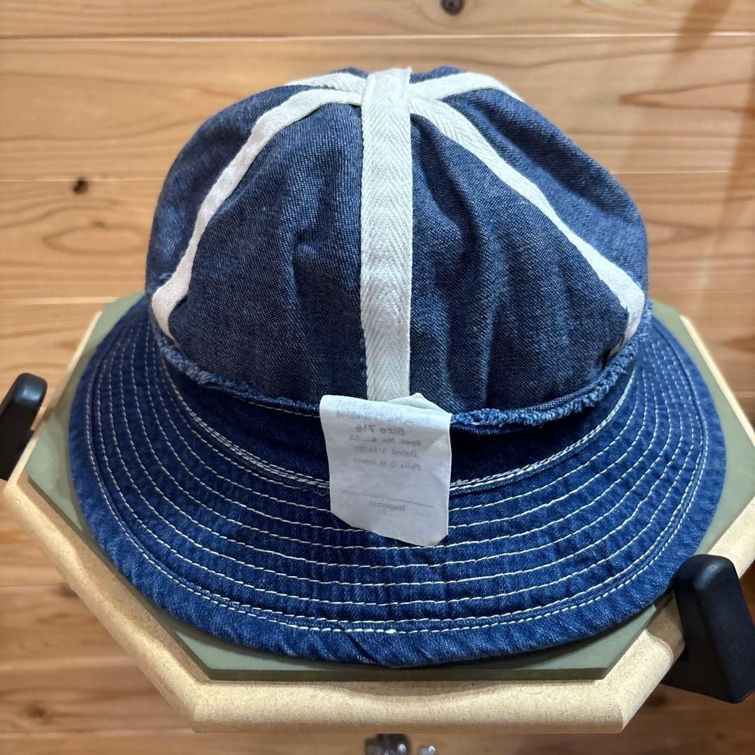 リアルマッコイズ　USアーミーデニムハット　7 1/2