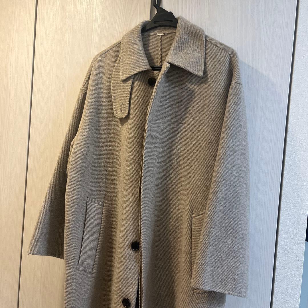 ミラオーウェン　ドロップショルダーステンカラーコート　0サイズ