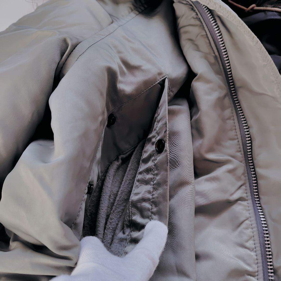 XLサイズ ALPHA USA製 IDEALジップ N-3B カーキ ミリタリー