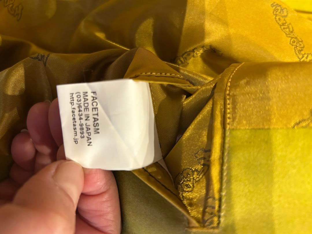 FACETASM ノーカラージャケット Mサイズ