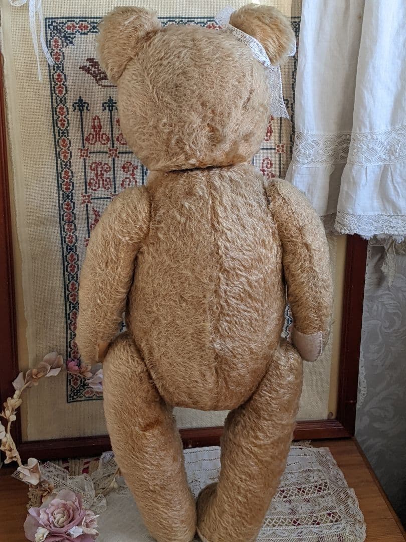 【h】アンティークベア　アンティークテディベア　大きいハーマン