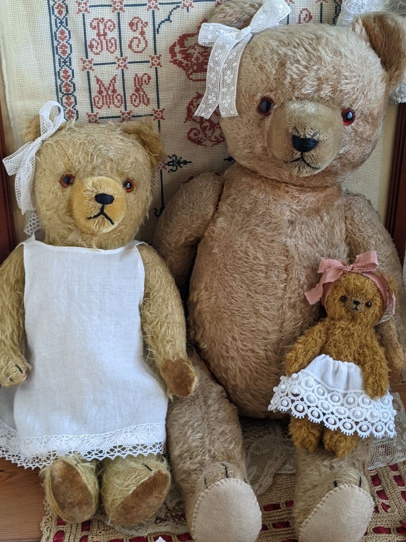 【h】アンティークベア　アンティークテディベア　大きいハーマン