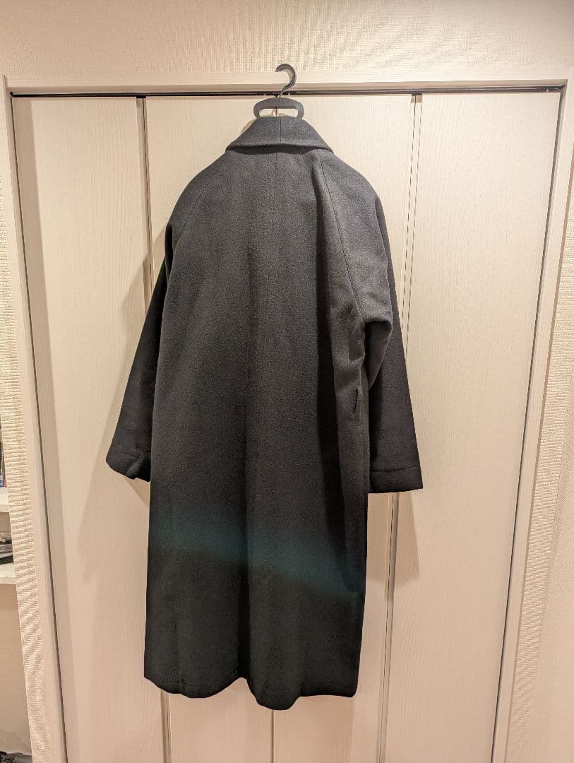 Pablo vinci Melton gown coat black Mサイズ