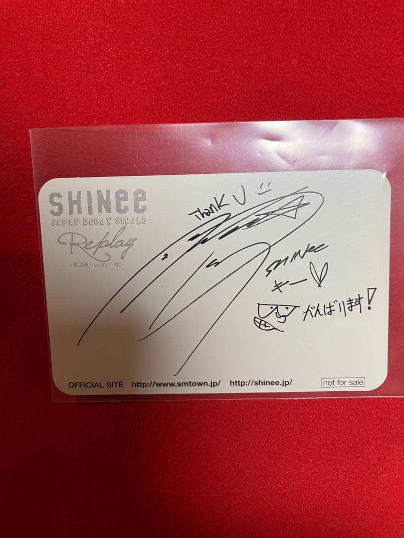 SHINee replay 公式トレカ