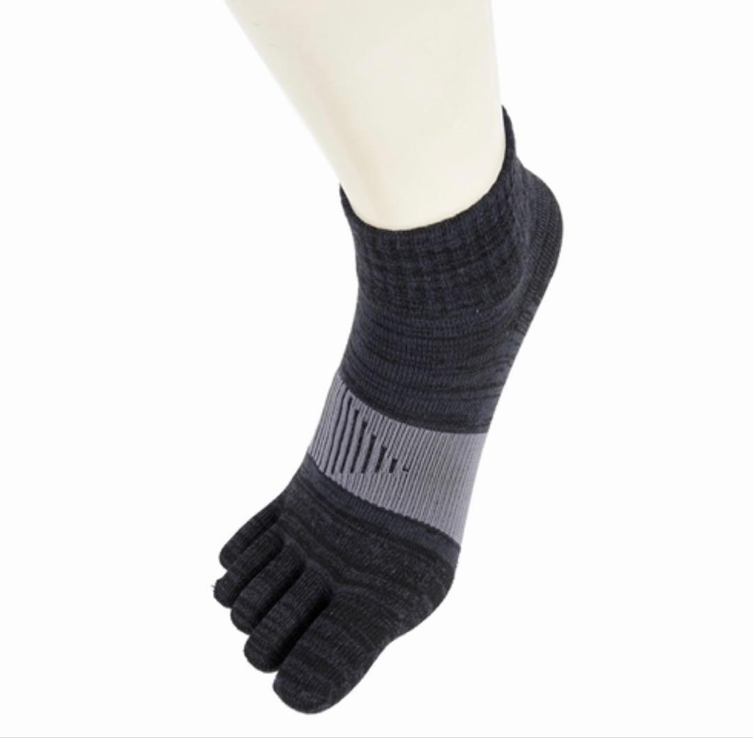 ショート丈【アディダス×福助】五本指ソックス 滑り止め付き 27足セット