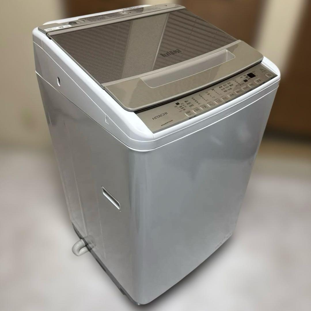 美品 HITACHI 2022年製 BEAT WASH 洗濯機 8kgシャンパン