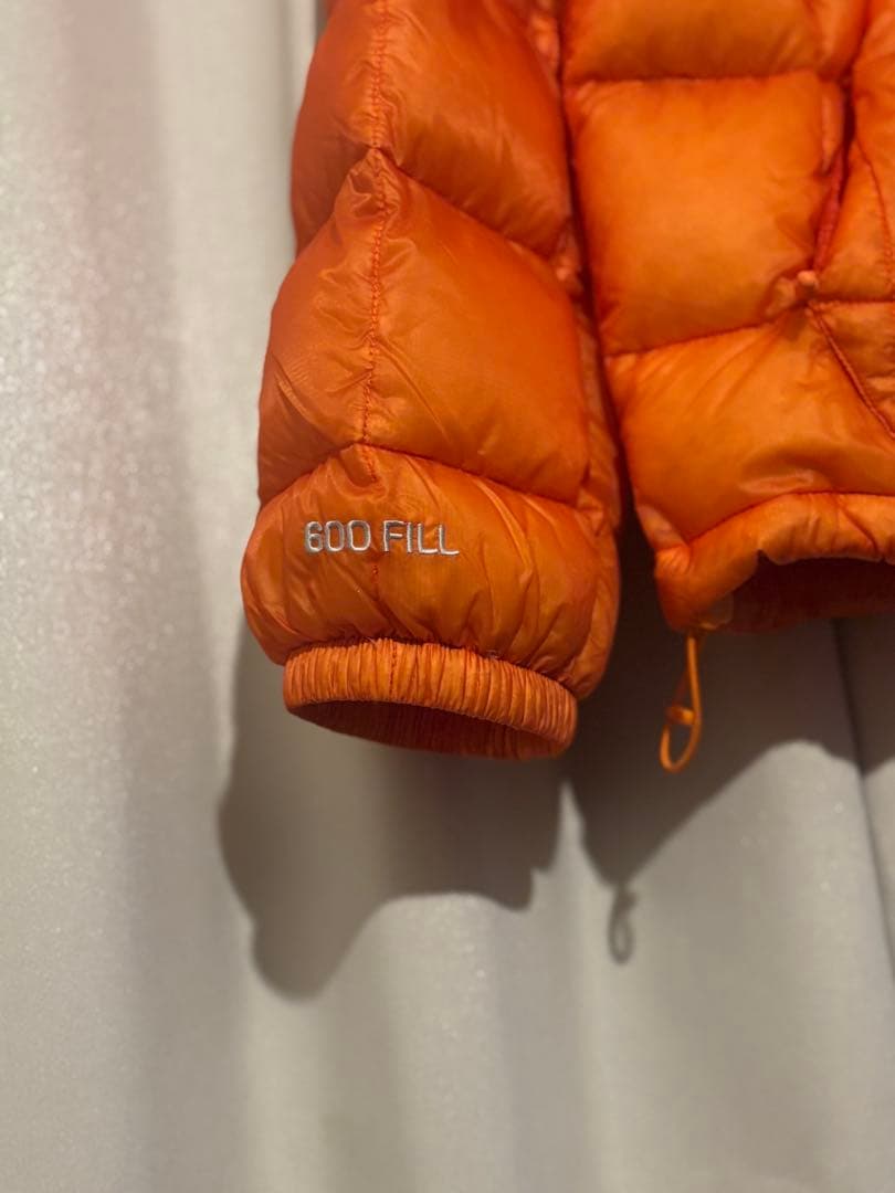 ジャケット・アウター stussy midweight hooded puffer orange