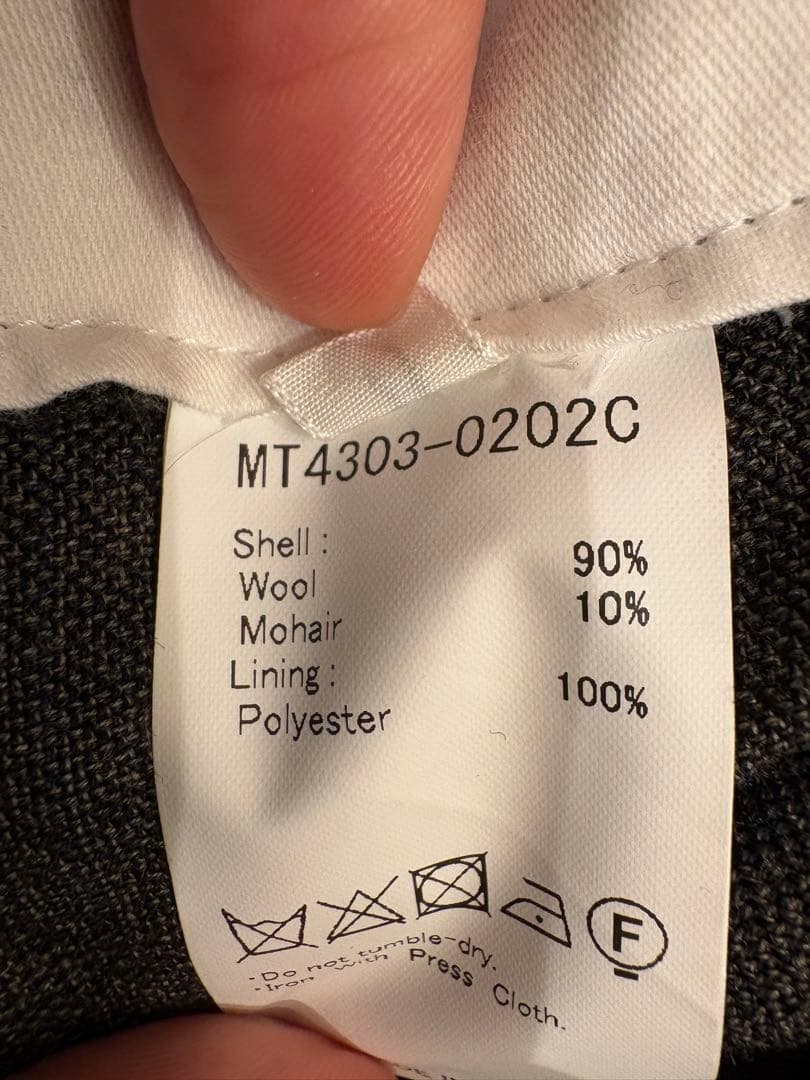 MAATEE&SONS スラックス　グレーチェック　mt4303-0202c