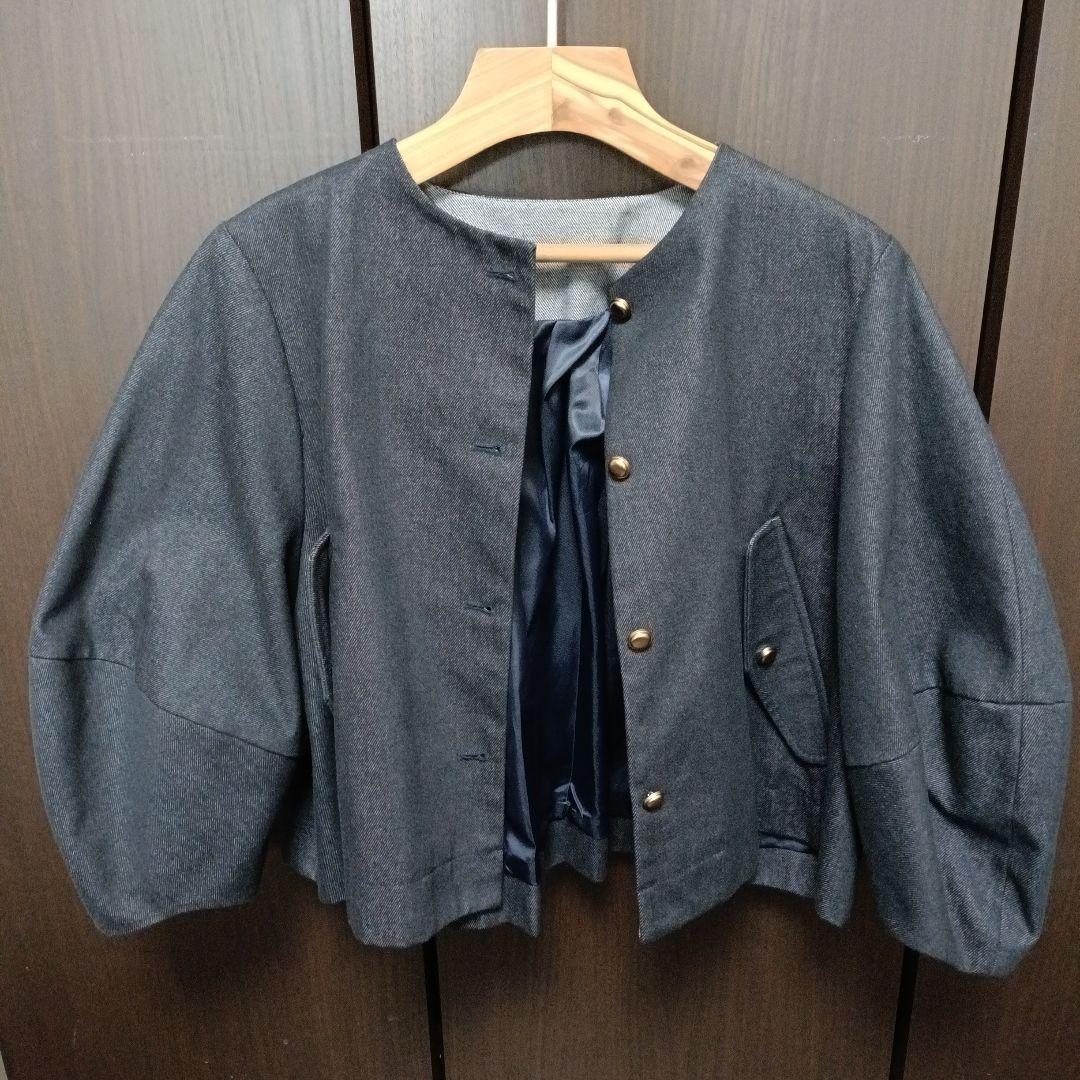 trefle+1 プリーツデニムジャケット