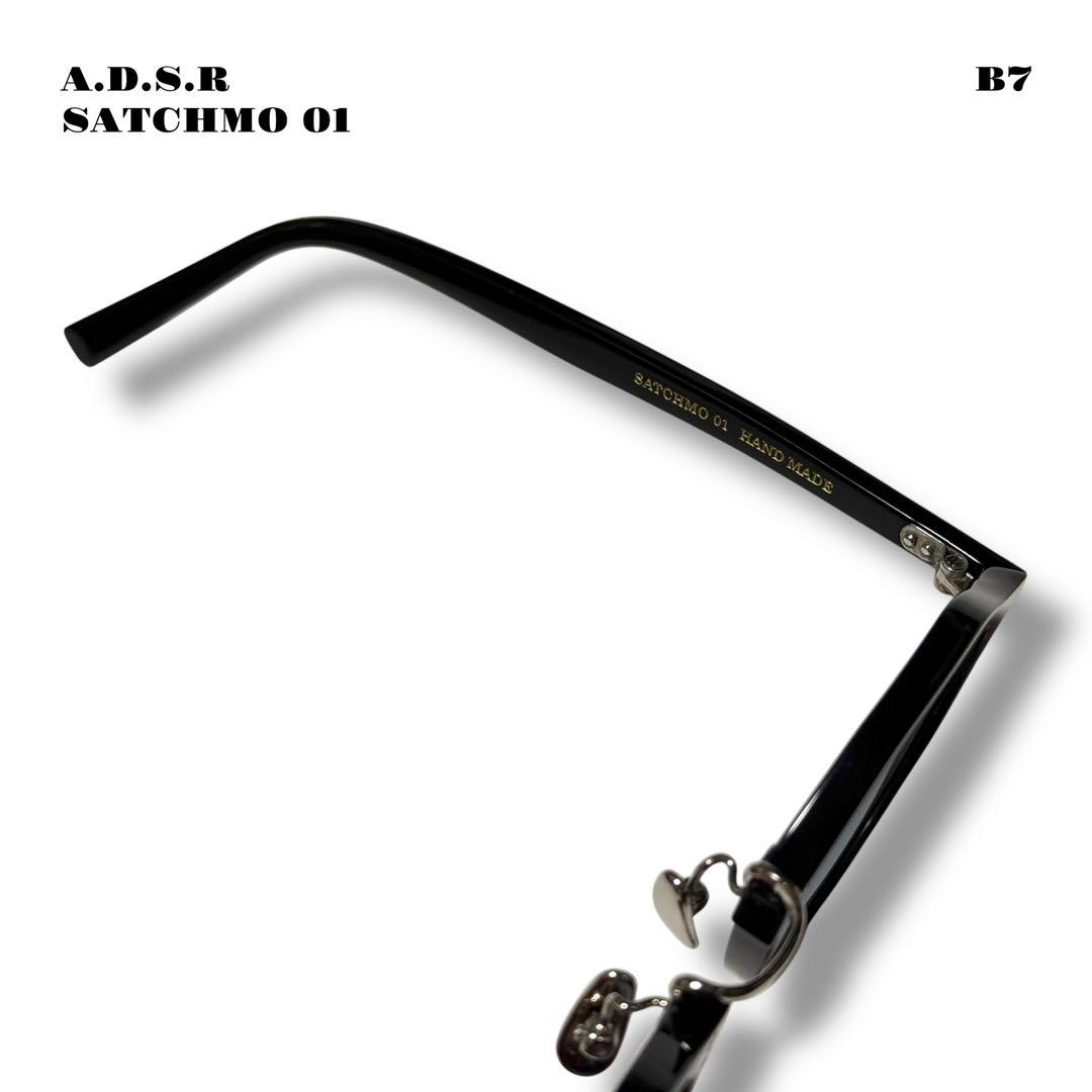 人気品！ A.D.S.R SATCHMO 01 サングラス ブラック シルバー