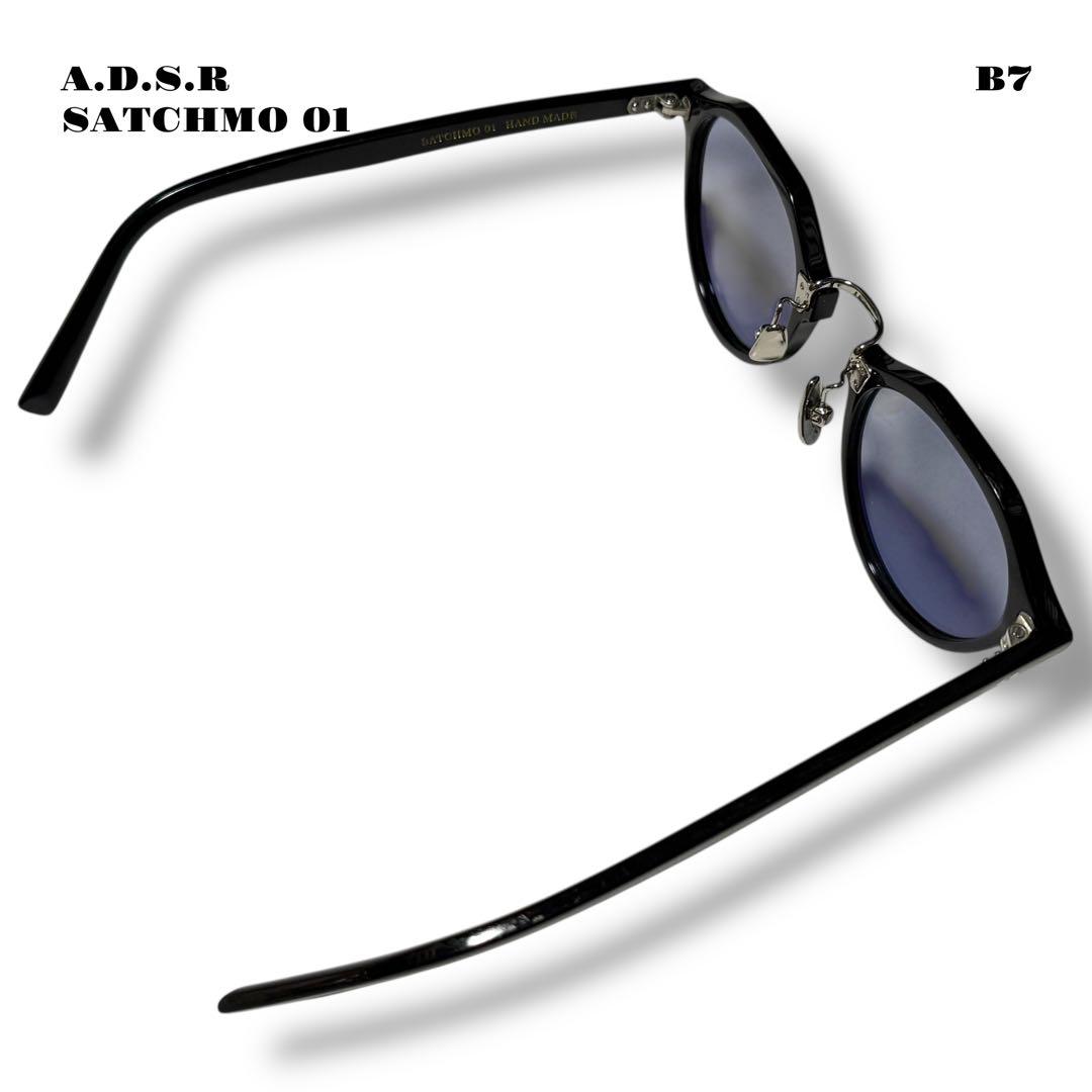 人気品！ A.D.S.R SATCHMO 01 サングラス ブラック シルバー