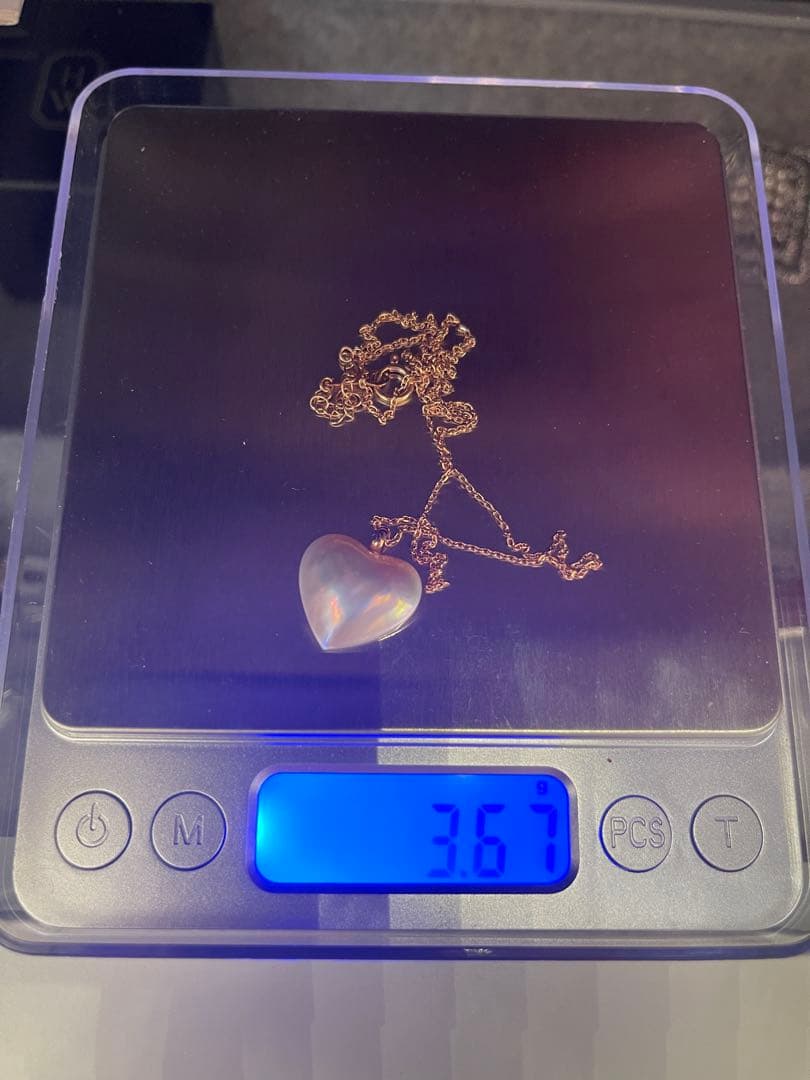 TASAKI タサキ　ハート型マベパール　ネックレス　K18