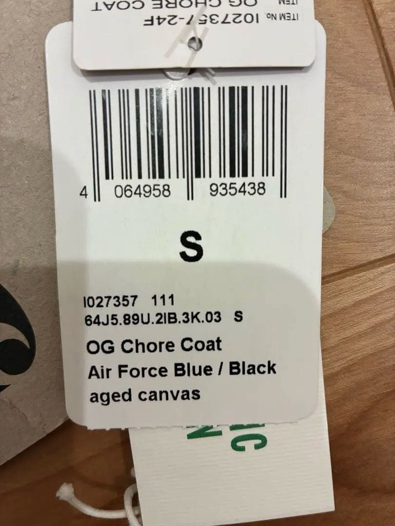 Carhartt WIP OG チョアコート　紺　Sサイズ　24FW 極美品