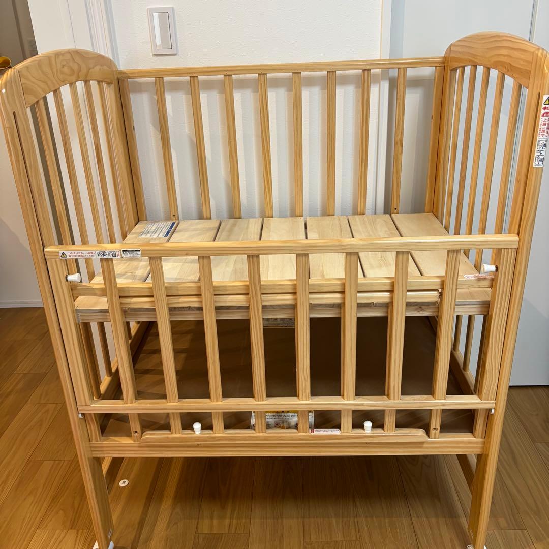 katoji ベビーベッド　ミニサイズ　ハイポジション