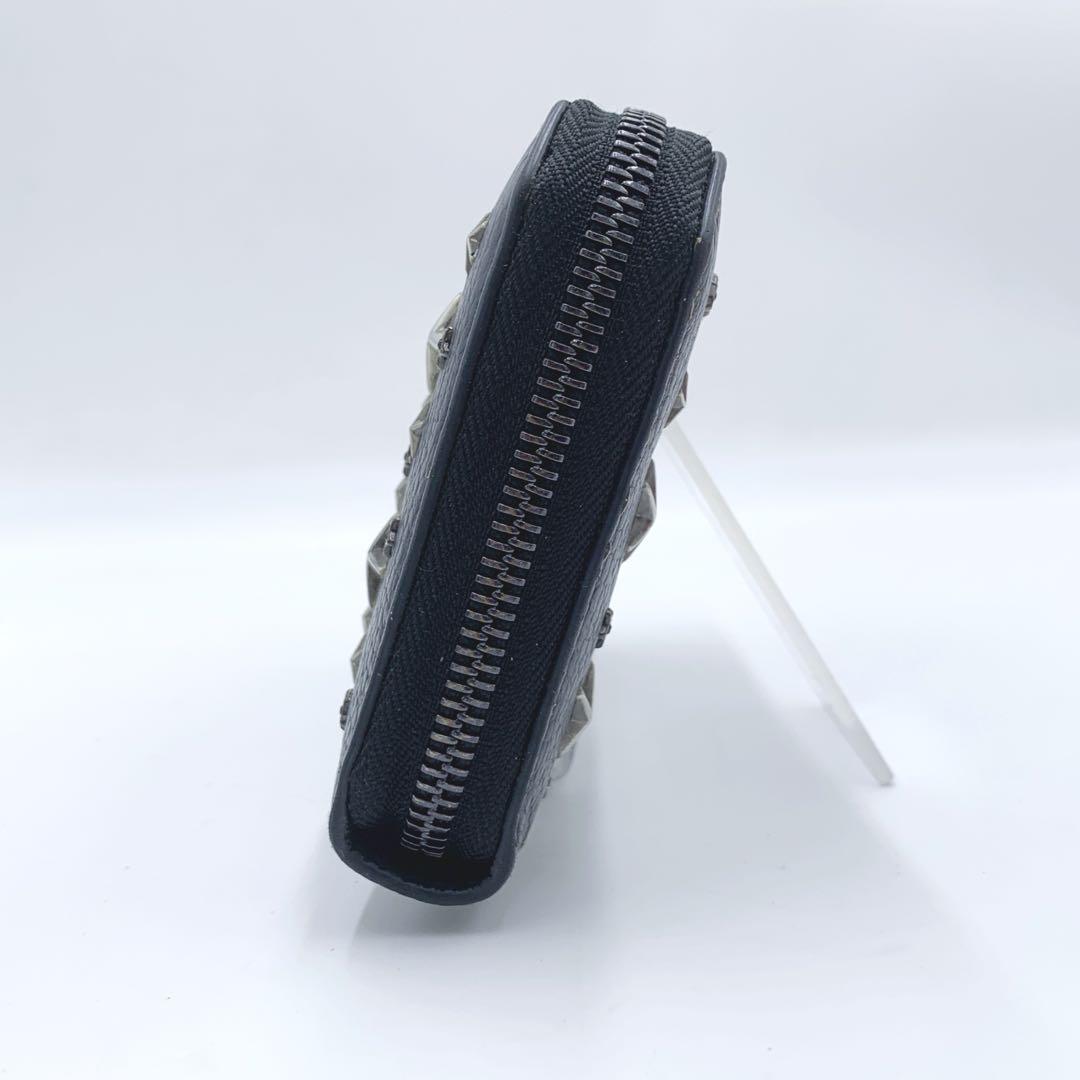 【美品✨】JIMMY CHOO 星型スタッズ 長財布 ラウンドファスナー