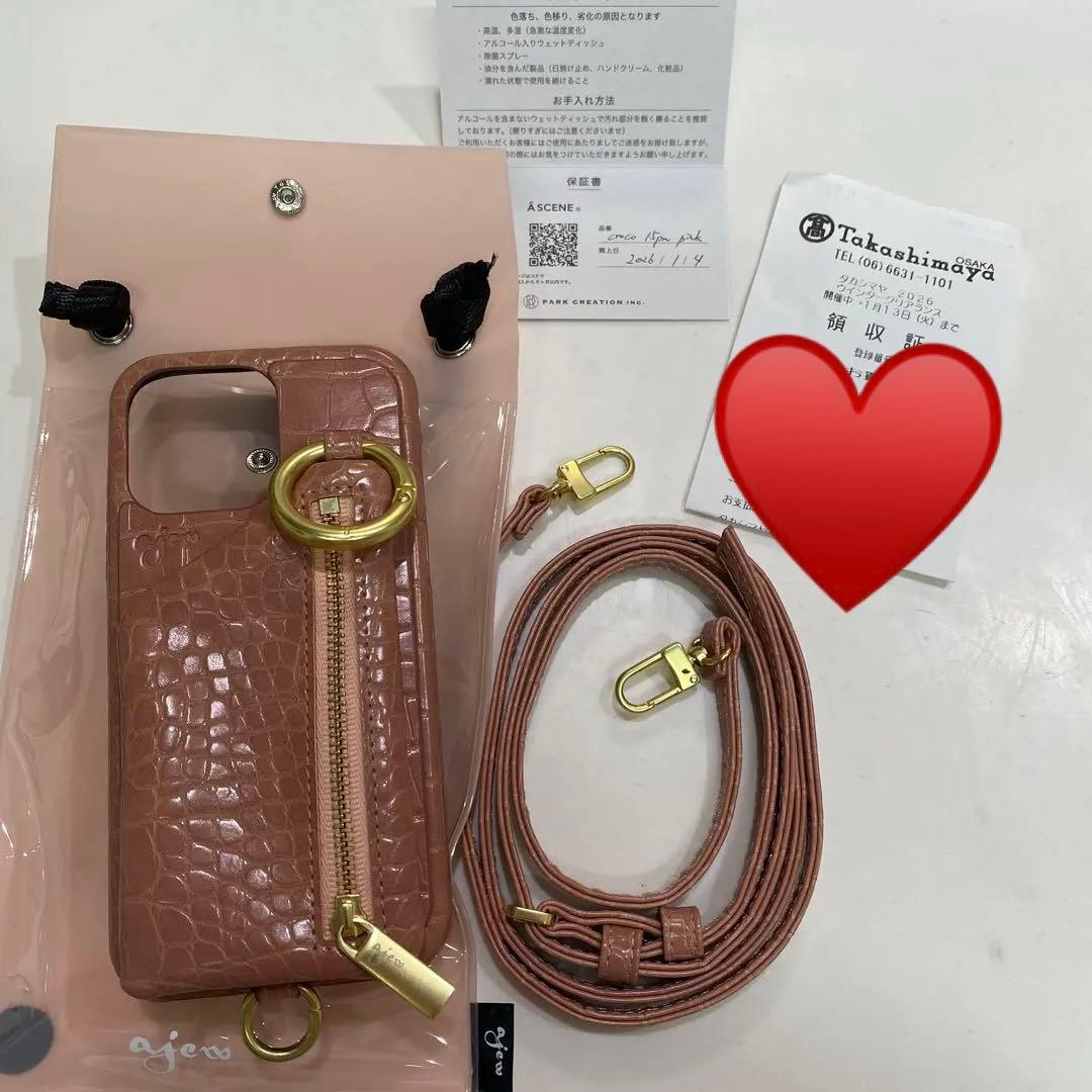 ajew iPhone15promaxケース