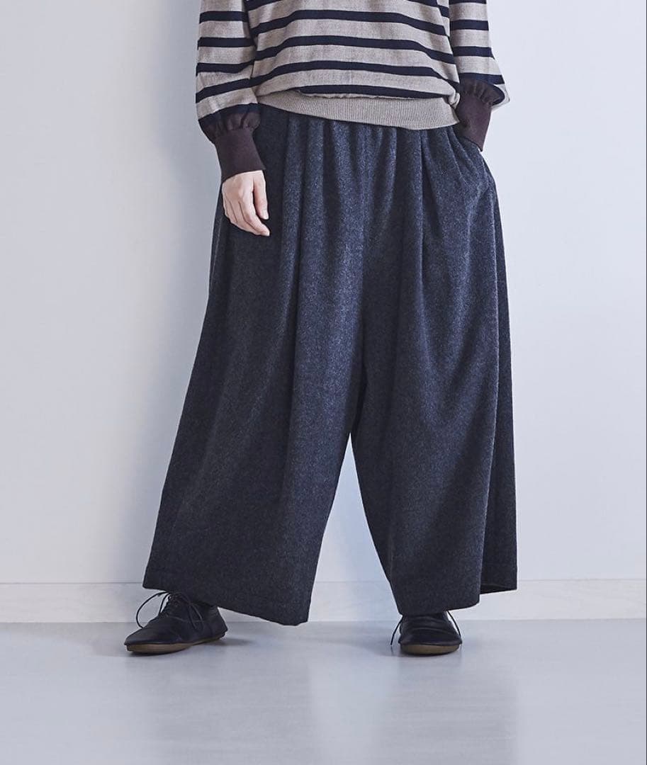 atelier naruseアトリエナルセ◼︎ラムウールワイドパンツ◼︎ʕ•ᴥ•ʔ