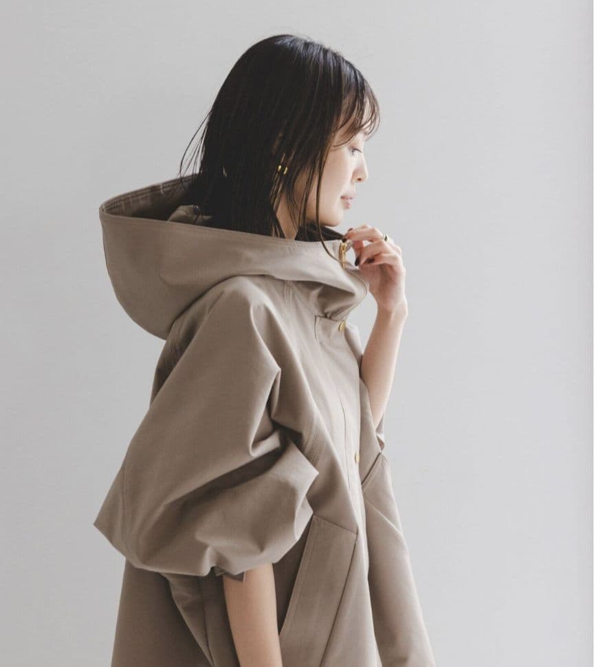 美品！Noble ハイツイストダブルクロスフーディブルゾン