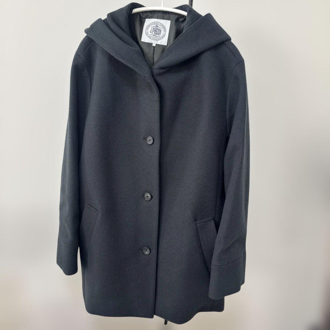 J.PRESS ショートビーバー フーデッド コート