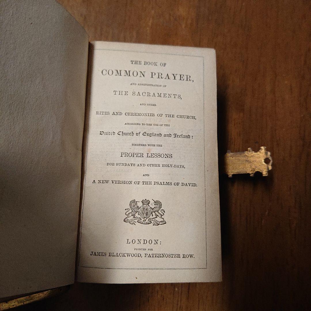 Book of Common Prayer 1858 キリスト教 聖書