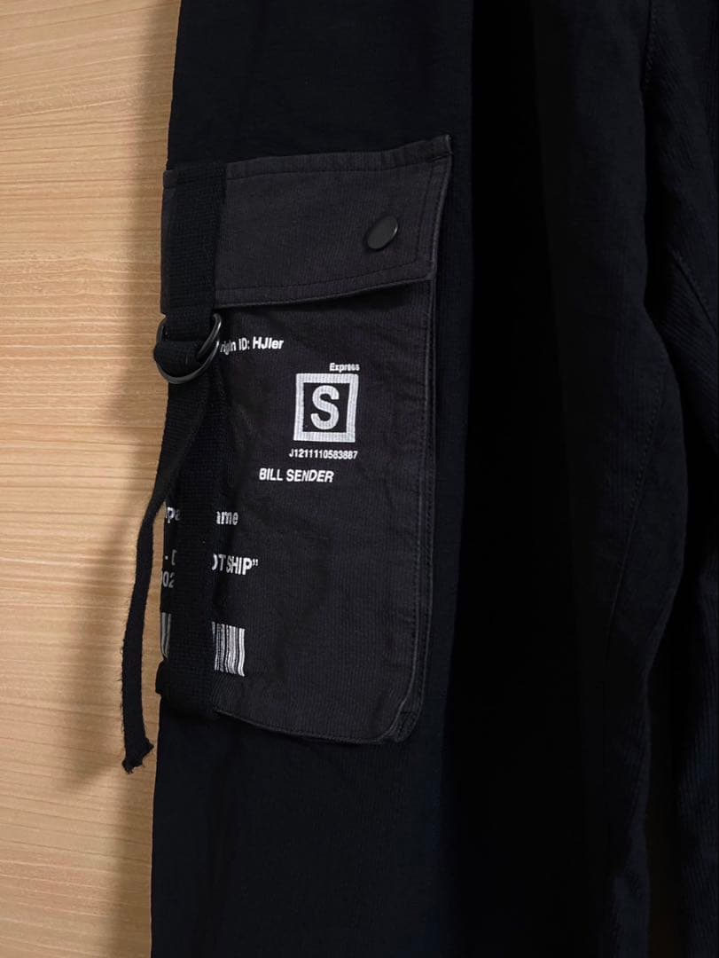 SHAREEF シャリーフ カーゴパンツ ブラック