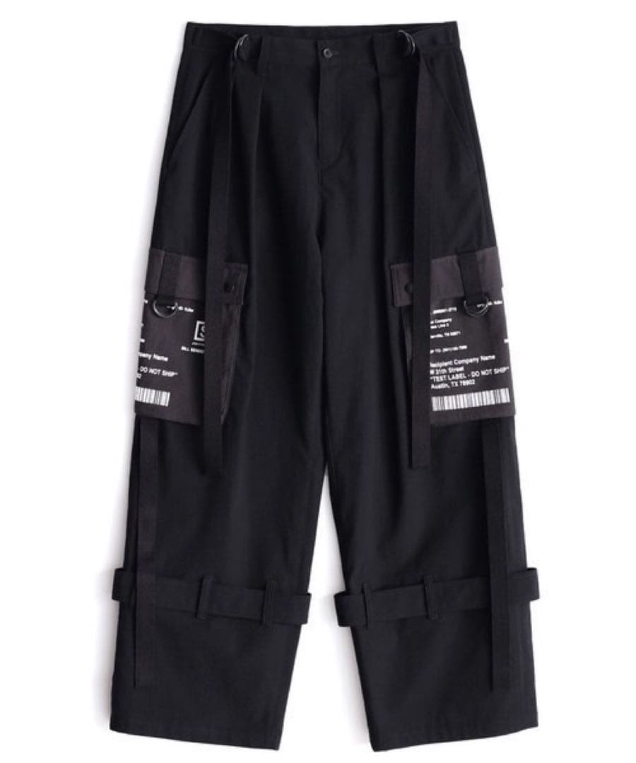 SHAREEF シャリーフ カーゴパンツ ブラック