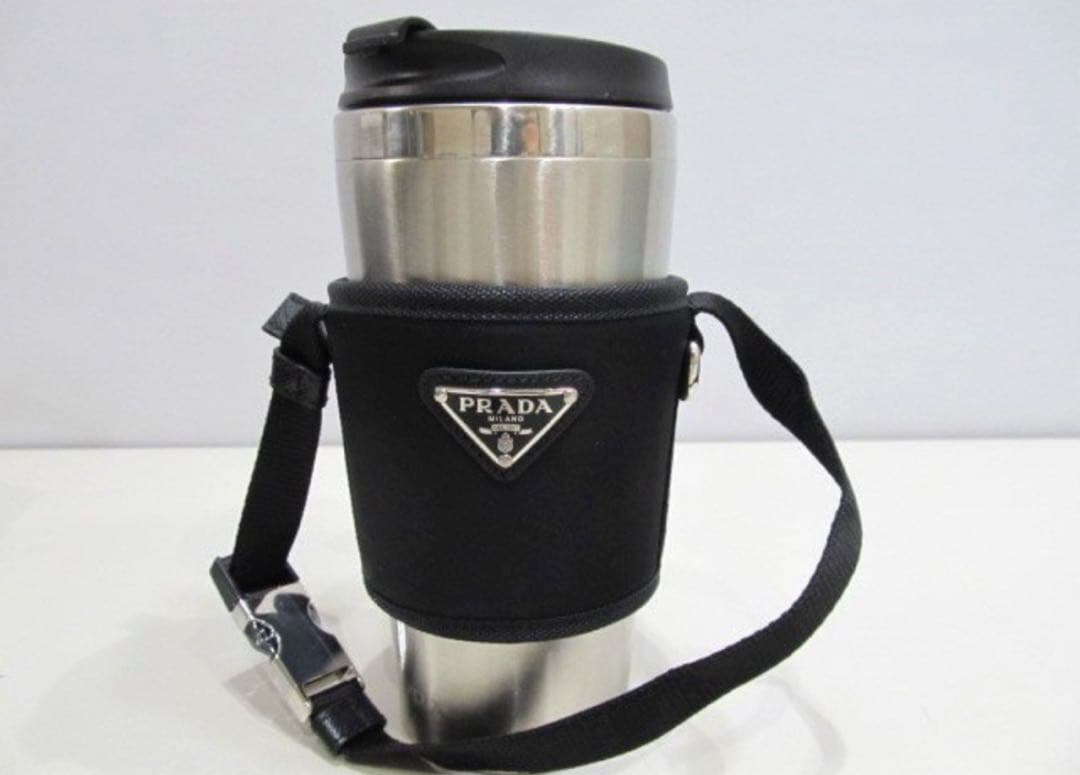 新品PRADA プラダ　トラベルボトル　タンブラー　ホルダー付