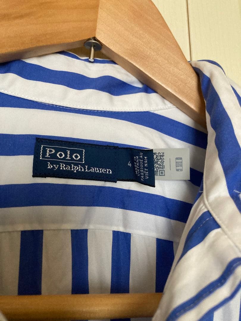 【極美品】Polo Ralph Lauren ストライプ ロングシャツワンピース