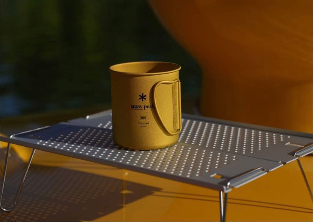  Peak海外限定販売チタンマグ 300シングルウォール・ゴールド☆新品